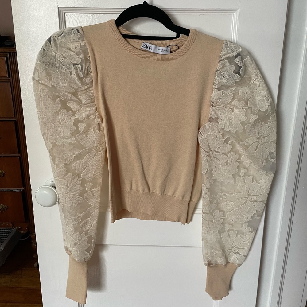 Zara puff sleeve top